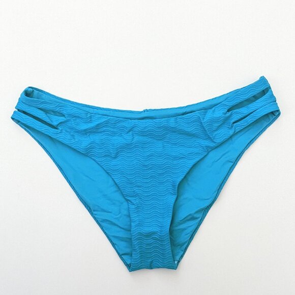 BECCA Other - Becca Vibes Cutout Bikini Bottom, Gulf, Women's Large